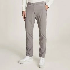 Reiss Taupe Ranger Tapered Leg Tech Trousers