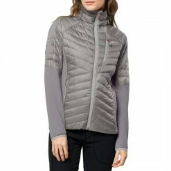 Jack Wolfskin Grey Nebelhorn Down Hybrid Jacket
