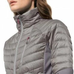 Jack Wolfskin Grey Nebelhorn Down Hybrid Jacket -JacketsSale Sales 18272170 4