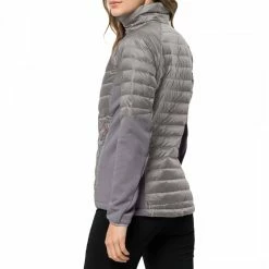 Jack Wolfskin Grey Nebelhorn Down Hybrid Jacket -JacketsSale Sales 18272170 5