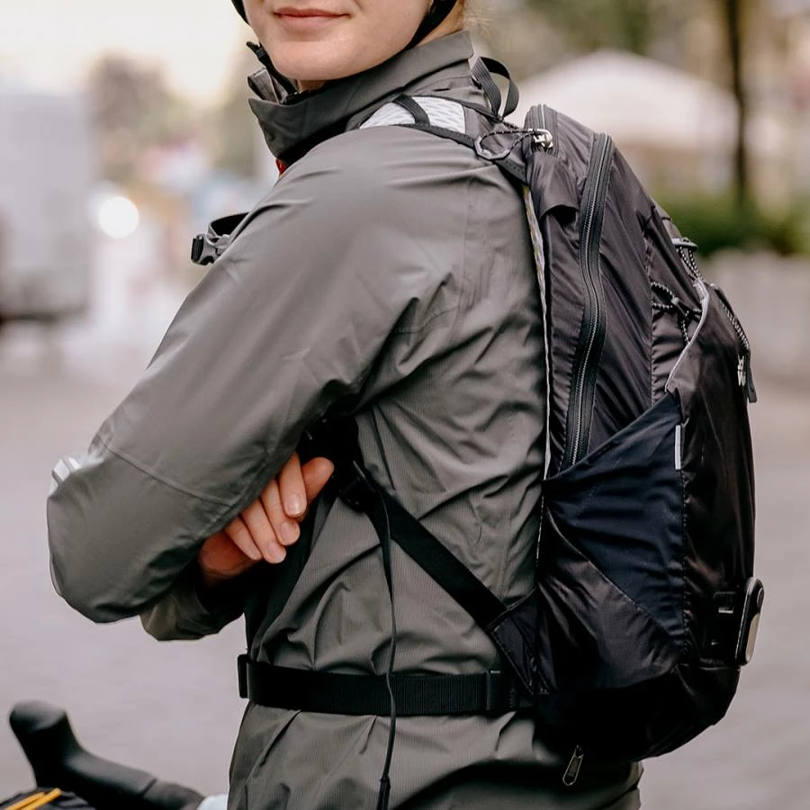 Jack Wolfskin Khaki Pack & Go Shell Rain Coat 8 Jack Wolfskin Khaki Pack & Go Shell Rain Coat - Image 6