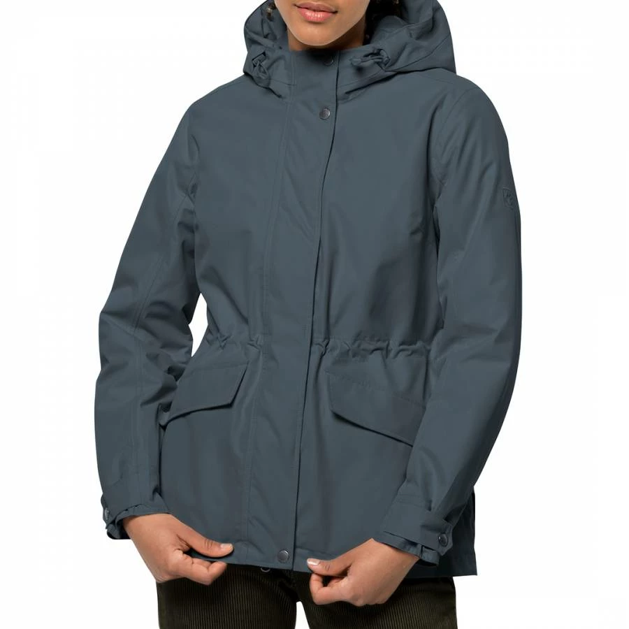 Jack Wolfskin Navy Lake Louise Waterpoof Winter Jacket 3 Jack Wolfskin Navy Lake Louise Waterpoof Winter Jacket