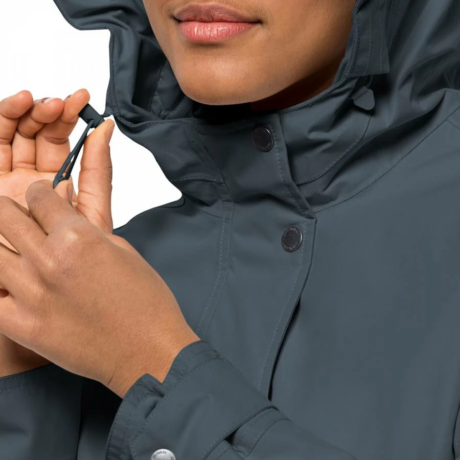 Jack Wolfskin Navy Lake Louise Waterpoof Winter Jacket 4 Jack Wolfskin Navy Lake Louise Waterpoof Winter Jacket - Image 2