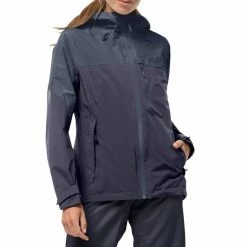 Jack Wolfskin Grey Go Hike Weatherproof Jacket