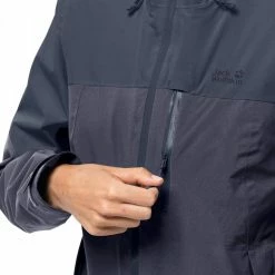 Jack Wolfskin Grey Go Hike Weatherproof Jacket -JacketsSale Sales 18272401 3