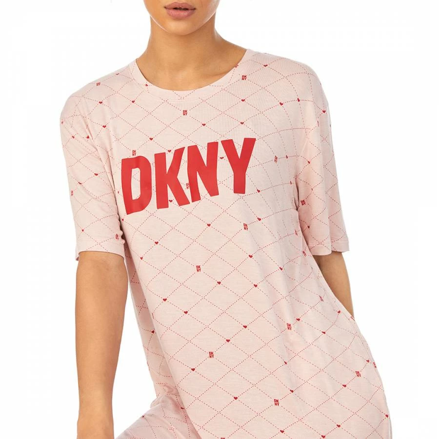 DKNY Blush Less Talk More Sleep Sleep Tee 4 DKNY Blush Less Talk More Sleep Sleep Tee - Image 2