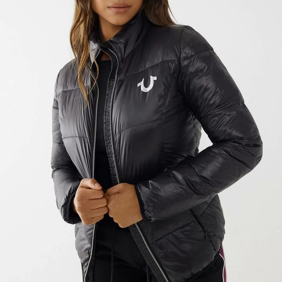 True Religion Black Slim Quilted Puffer Jacket 3 True Religion Black Slim Quilted Puffer Jacket