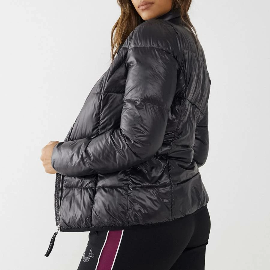 True Religion Black Slim Quilted Puffer Jacket 4 True Religion Black Slim Quilted Puffer Jacket - Image 2