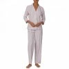 Lauren Ralph Lauren Pink Stripe Classic Woven 3/4 Sleeve Notch Collar Pyjama Set 2 Lauren Ralph Lauren Pink Stripe Classic Woven 3/4 Sleeve Notch Collar Pyjama Set -JacketsSale Sales 18288651 1