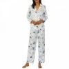 Lauren Ralph Lauren Blue Floral Notch Collar Satin Pyjama Set 2 Lauren Ralph Lauren Blue Floral Notch Collar Satin Pyjama Set -JacketsSale Sales 18288681 1