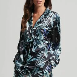 Superdry SATIN SLEEPWEAR LS SHIRT