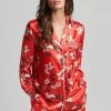 Superdry SATIN SLEEPWEAR LS SHIRT 1 Superdry SATIN SLEEPWEAR LS SHIRT -JacketsSale Sales 18291538 1