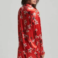Superdry SATIN SLEEPWEAR LS SHIRT 6 Superdry SATIN SLEEPWEAR LS SHIRT -JacketsSale Sales 18291538 2