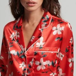 Superdry SATIN SLEEPWEAR LS SHIRT 7 Superdry SATIN SLEEPWEAR LS SHIRT -JacketsSale Sales 18291538 3