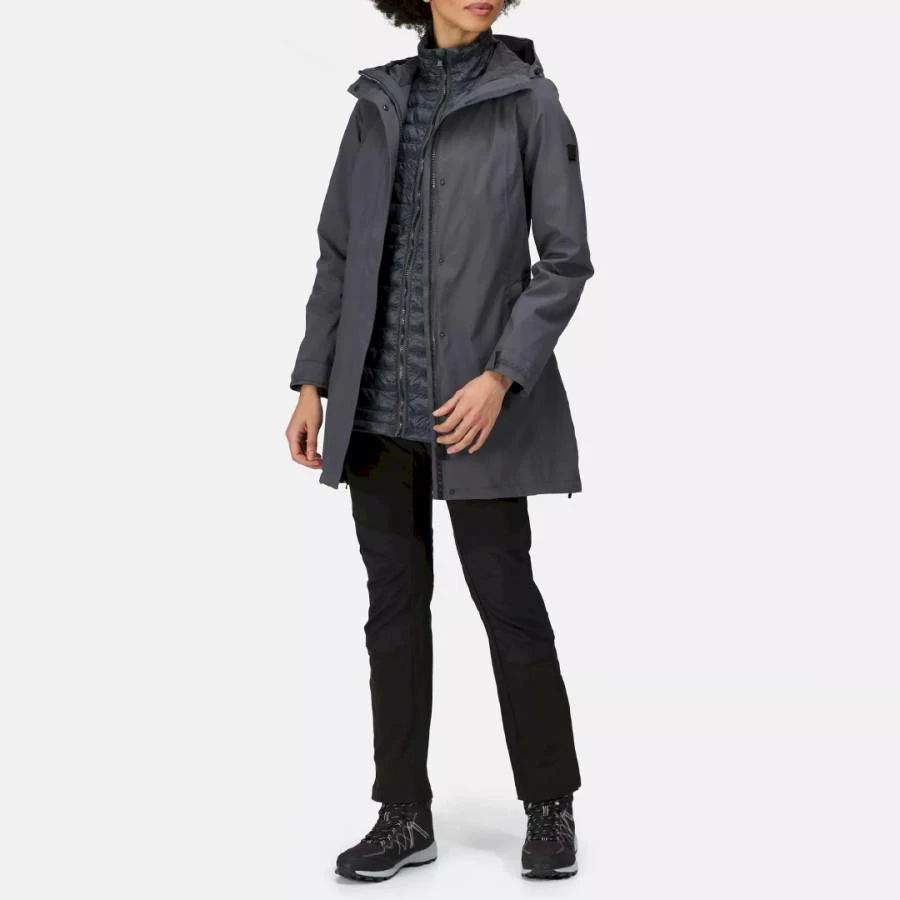 Regatta Grey 2 In 1 Jacket - Long 5 Regatta Grey 2 In 1 Jacket - Long - Image 3
