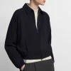 THEORY Navy Dolman Bomber Jacket