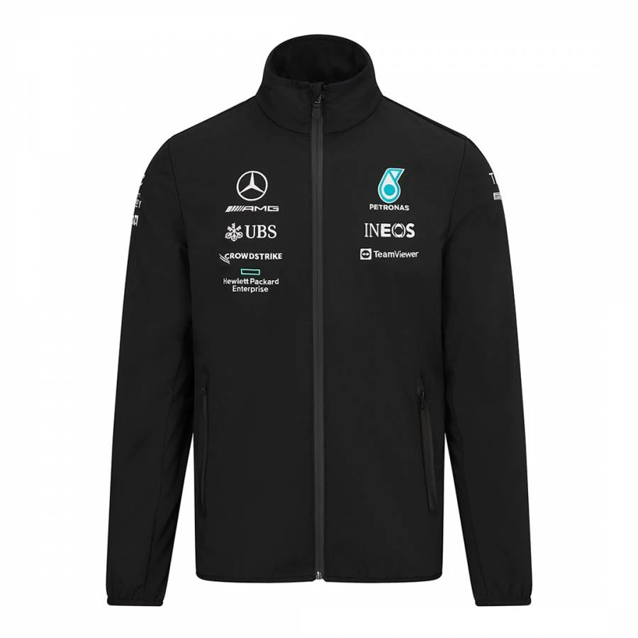 Black Mercedes Full Zip Hoodie 3 Black Mercedes Full Zip Hoodie