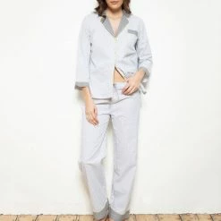 Cottonreal Tile Print Long Sleeve Pyjama Set