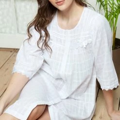 Cottonreal White Ina Nightdress