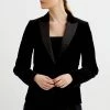 Reiss Black Garnet Cotton Blazer -JacketsSale Sales 18337075 1