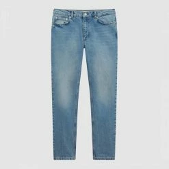 Reiss Washed Blue Wade Tapered Slim Jeans 9 Reiss Washed Blue Wade Tapered Slim Jeans -JacketsSale Sales 18339027 4