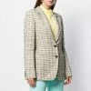 Victoria Beckham Multi Faye Cotton Blend Jacket -JacketsSale Sales 18340657 1