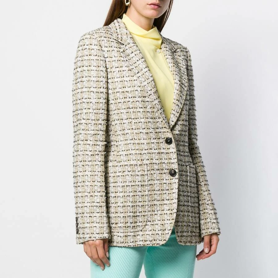 Victoria Beckham Multi Faye Cotton Blend Jacket 3 Victoria Beckham Multi Faye Cotton Blend Jacket