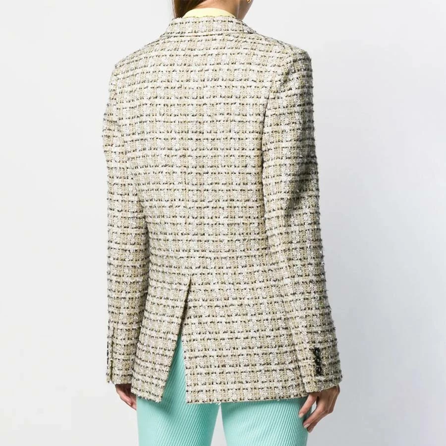 Victoria Beckham Multi Faye Cotton Blend Jacket 4 Victoria Beckham Multi Faye Cotton Blend Jacket - Image 2
