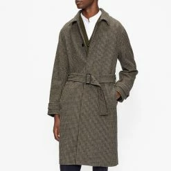 Ted Baker Brown Redrun Belted Wool Coat