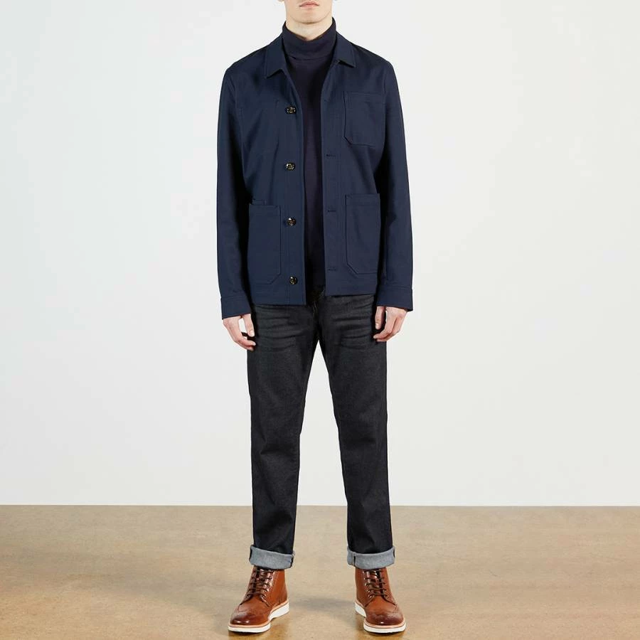 Ted Baker Navy Osmar Straight Stretch Jean 5 Ted Baker Navy Osmar Straight Stretch Jean - Image 3