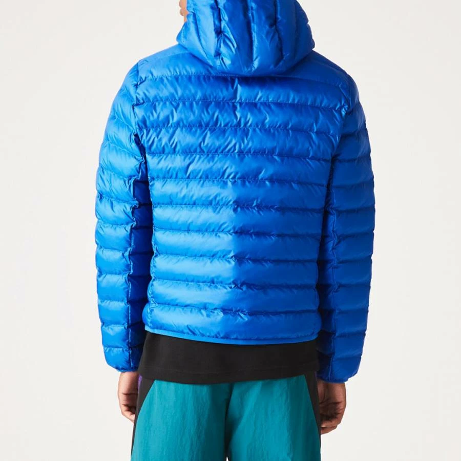 Lacoste Blue Quilted Hooded Jacket 4 Lacoste Blue Quilted Hooded Jacket - Image 2