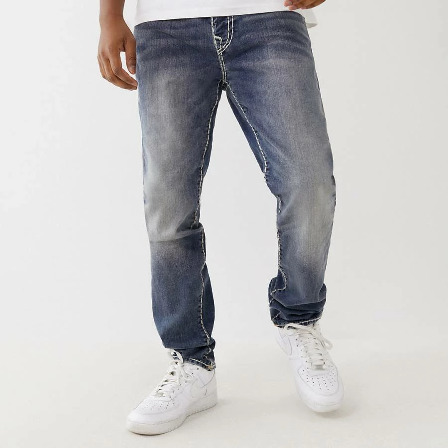True Religion Medium Wash Rocco Tapered Stretch Jeans 3 True Religion Medium Wash Rocco Tapered Stretch Jeans