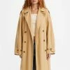 Levi's Camel Sydney Classic Cotton Trench Coat 2 Levi's Camel Sydney Classic Cotton Trench Coat -JacketsSale Sales 18356534 1