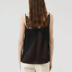 Marella Brown Lina Silk Blend Cami -JacketsSale Sales 18359844 3