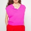 MAX & Co. Pink Silenzio Cashmere Blend Vest -JacketsSale Sales 18360865 1