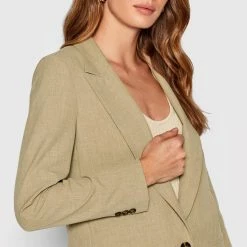 Marella Natural Warren Tailored Blazer 10 Marella Natural Warren Tailored Blazer -JacketsSale Sales 18361108 4