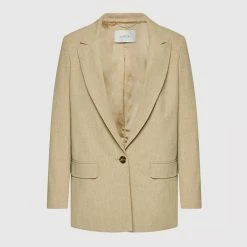 Marella Natural Warren Tailored Blazer 11 Marella Natural Warren Tailored Blazer -JacketsSale Sales 18361108 5