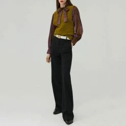 Marella Olive Elenice Wool Blend Vest -JacketsSale Sales 18361355 3