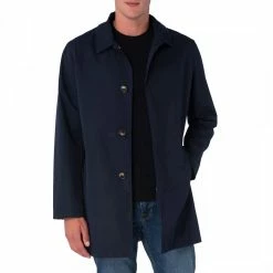 Harry Brown Navy Straight Fit Mac