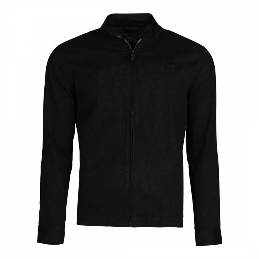 Raging Bull Black Cotton Harrington Jacket 6 Raging Bull Black Cotton Harrington Jacket - Image 4