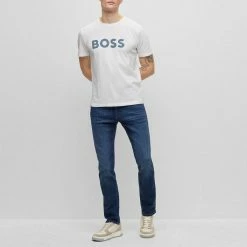 Boss Mid Blue Stretch Slim Jeans 8 Boss Mid Blue Stretch Slim Jeans -JacketsSale Sales 18389916 3