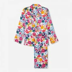 Derek Rose Multi Brindisi 78 Pyjama Set