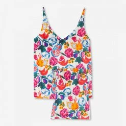 Derek Rose Multi Brindisi 78 Cami + Short Set