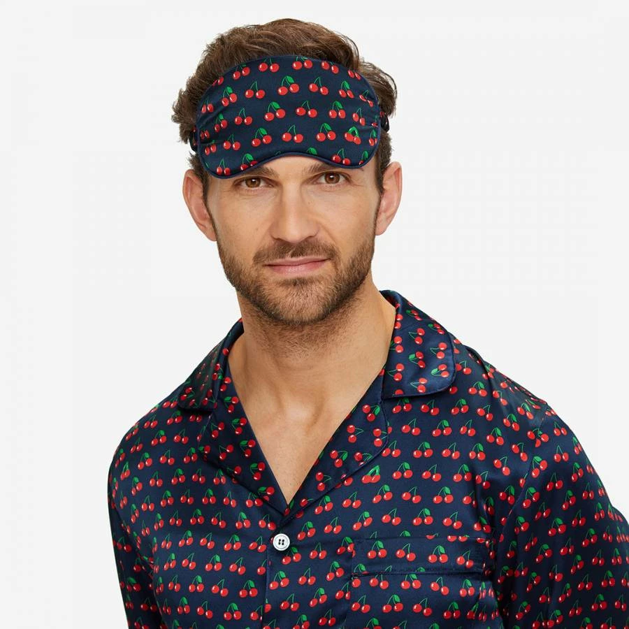 Derek Rose Navy Brindisi 77 Sleep Mask 3 Derek Rose Navy Brindisi 77 Sleep Mask