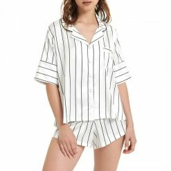 BLUEBELLA White & Black Alma Short Pyjama Set
