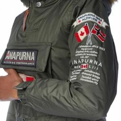 Anapurna Green Overhead Parka Jacket 9 Anapurna Green Overhead Parka Jacket -JacketsSale Sales canada peak 11 4