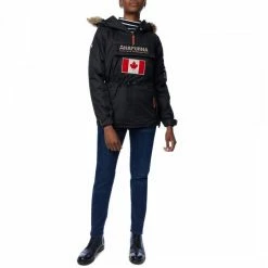 Anapurna Black Pull Over Parka Jacket -JacketsSale Sales canada peak 4 3 1