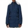 GEOGRAPHICAL NORWAY Navy Faux Fur Hooded Parka 1 GEOGRAPHICAL NORWAY Navy Faux Fur Hooded Parka -JacketsSale Sales geographical norway 24 1 1